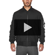 Load image into Gallery viewer, 0176. Waterproof Thinsulate™ Bomber Jacket - Black
