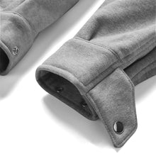 Load image into Gallery viewer, 0217. RainPlus™ Cargo Snap Button Jogger - Heather Grey